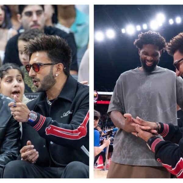 Ranveer Singh Joins Adrien Brody and Karl-Anthony Towns at NBA Abu Dhabi