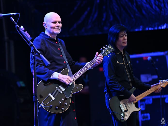 The Smashing Pumpkins performing