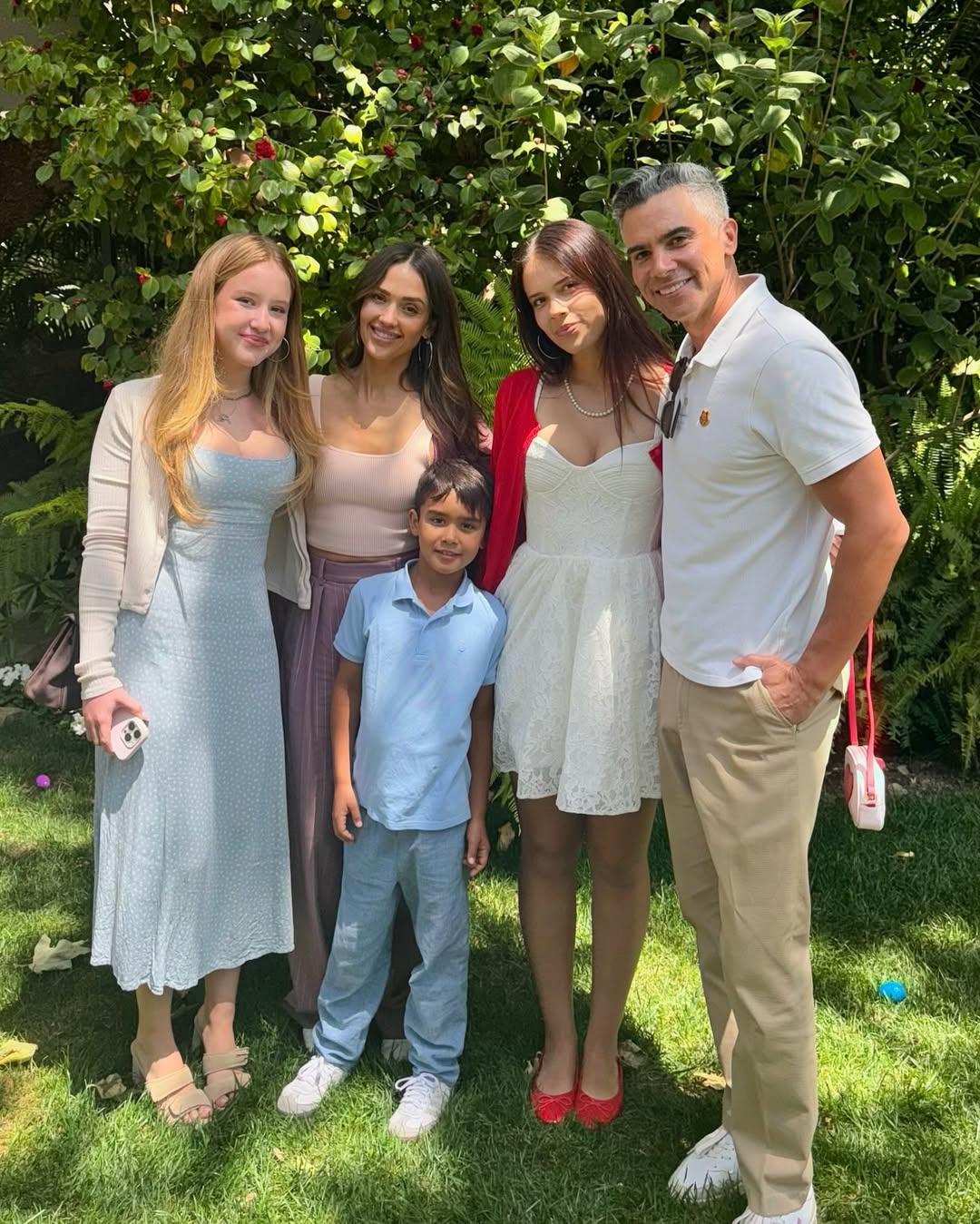 Jessica Alba and her family.