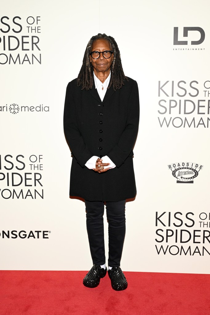 Whoopi Goldberg attends the "Kiss of the Spider Woman" premiere