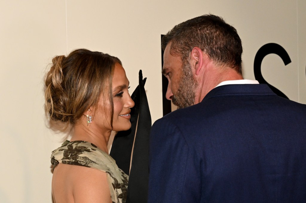 Jennifer Lopez and Ben Affleck at the "Kiss Of The Spider Woman" New York Screening.