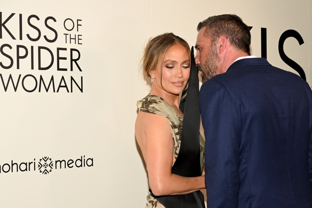 Jennifer Lopez at the "Kiss Of The Spider Woman" premiere.