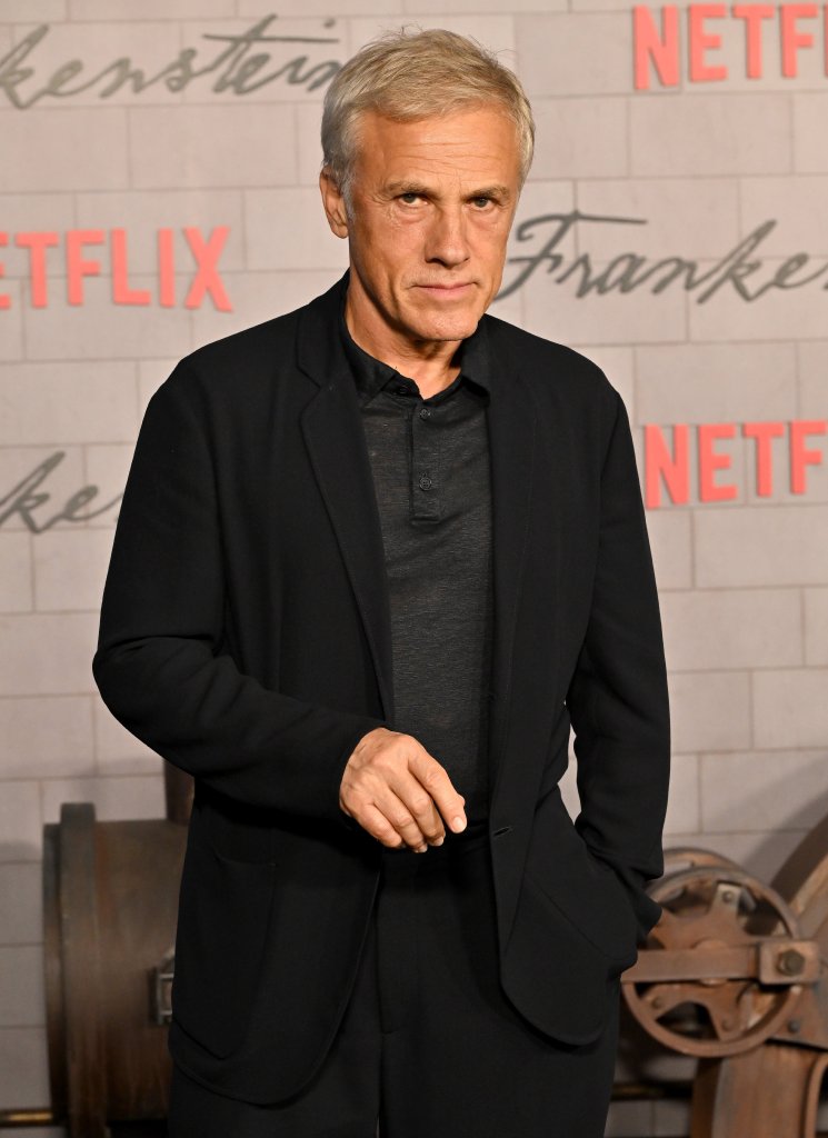 Christoph Waltz attends the 'Frankenstein' premiere