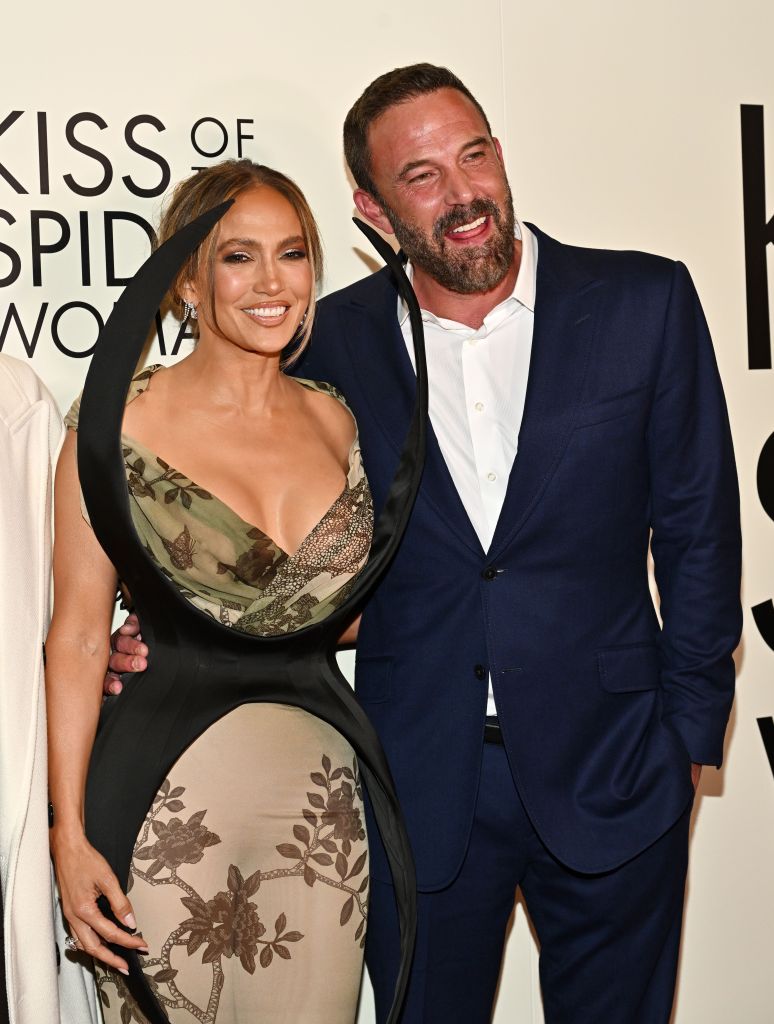 Jennifer Lopez and Ben Affleck at the "Kiss of the Spider Woman" Special Screening.