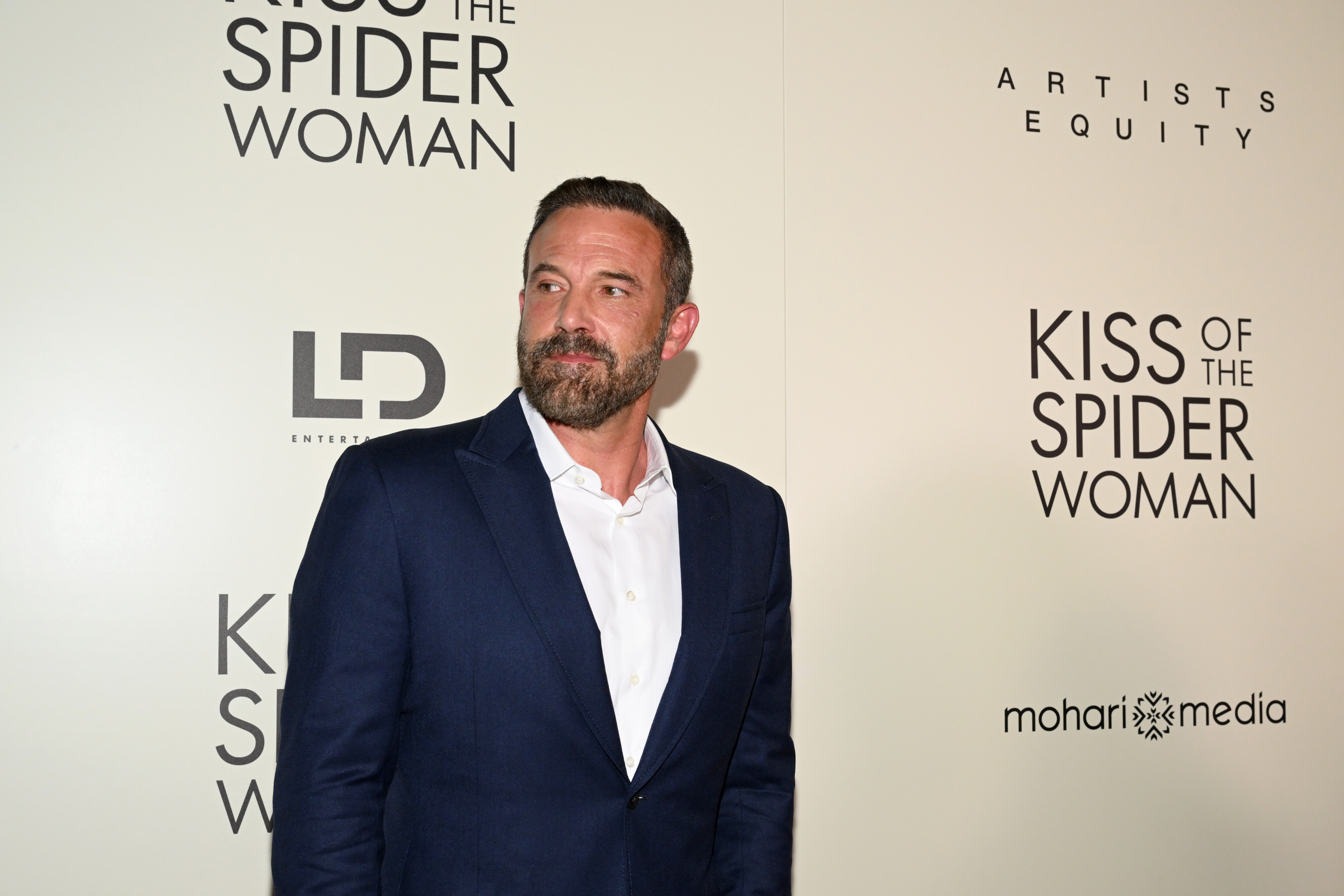 Ben Affleck at the "Kiss of the Spider Woman" NYC premiere in 2025