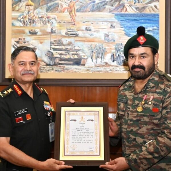 Mohanlal Expresses Gratitude to Indian Army After Army Chief’s Commendation