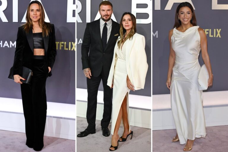 Victoria Beckham's London Premiere: Red Carpet Highlights with Eva Longoria & Melanie C