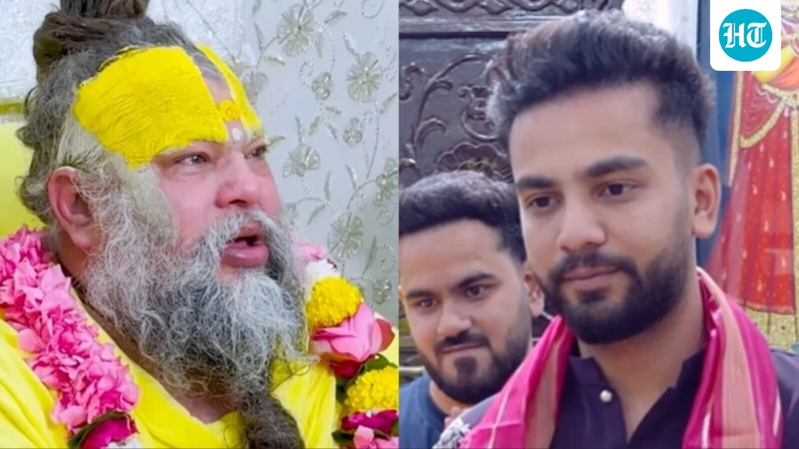 Elvish Yadav Celebrates Bigg Boss OTT 2 Win with Premanand Ji Maharaj Visit
