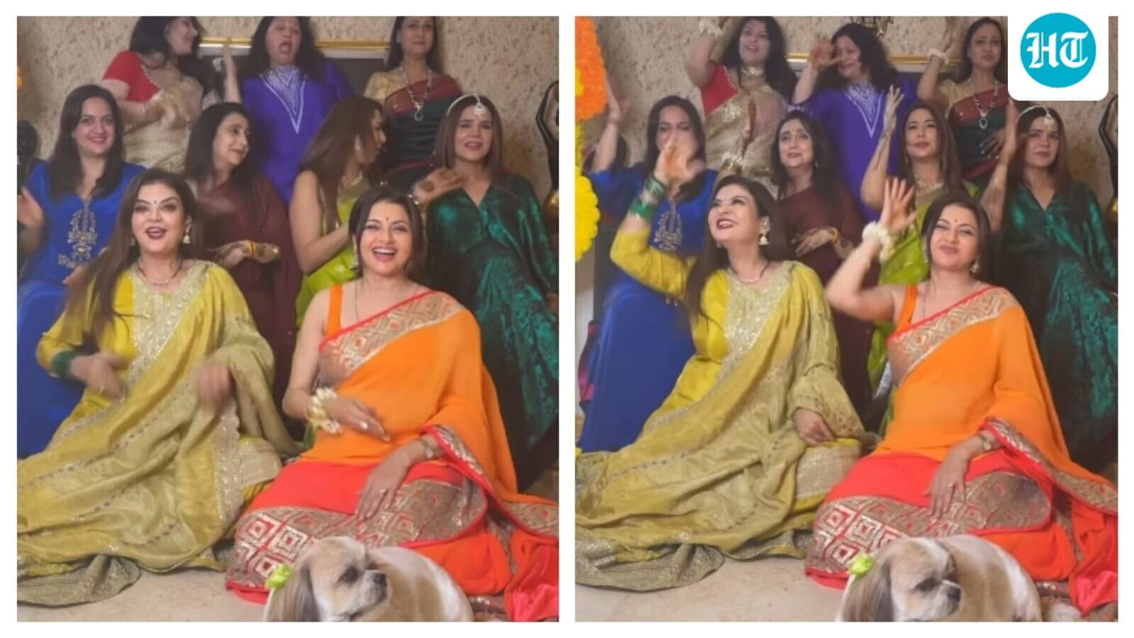 Bhagyashree Celebrates Karva Chauth with a Joyful Bijuria Dance