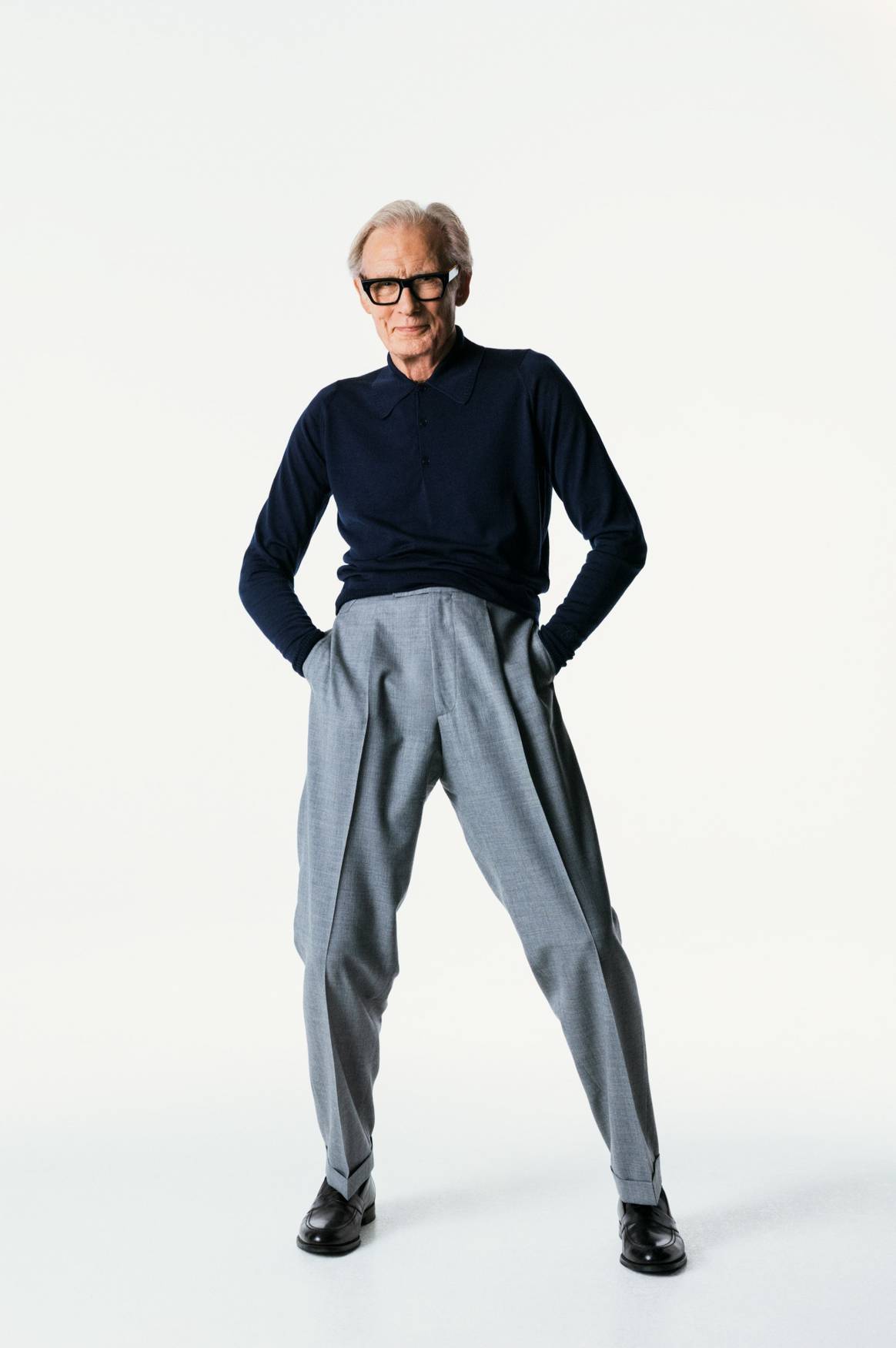 Bill Nighy for John Smedley capsule collection campaign