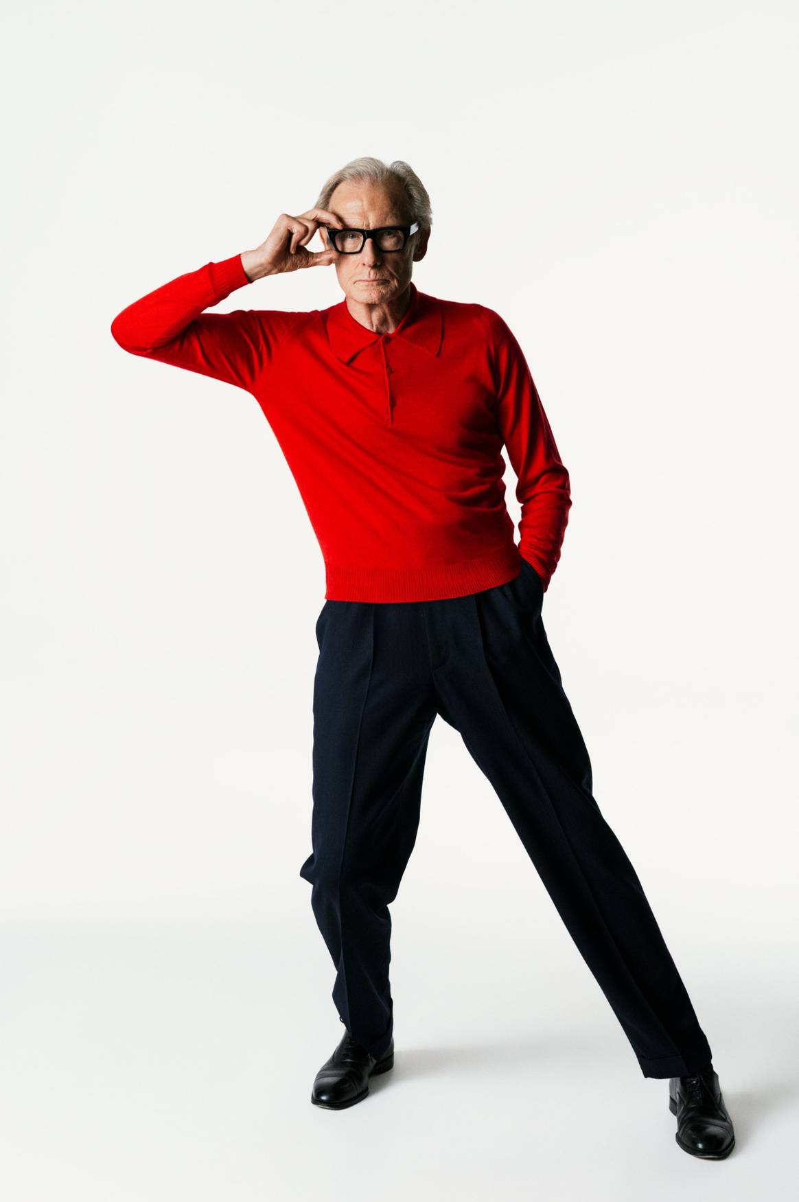 Bill Nighy for John Smedley capsule collection campaign