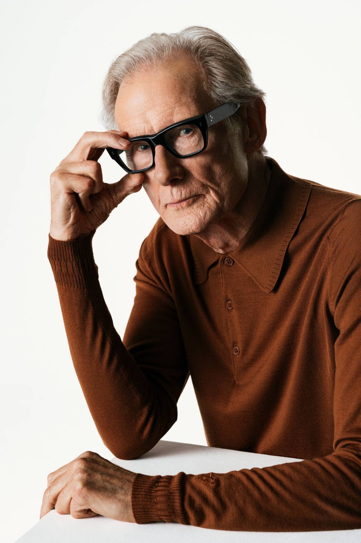 Bill Nighy for John Smedley capsule collection campaign
