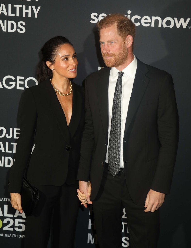 Meghan Markle and Prince Harry at the 3rd Annual World Mental Health Day Gala.