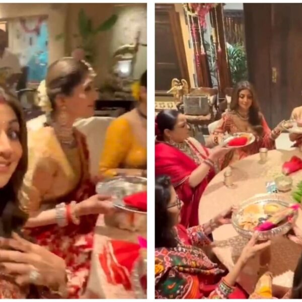 Karwa Chauth Celebration: Shilpa Shetty and Raveena Tandon Shine Together