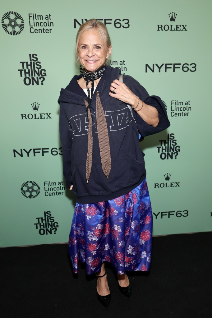 Amy Sedaris attends the premiere of "Is This Thing On?" during the New York Film Festival