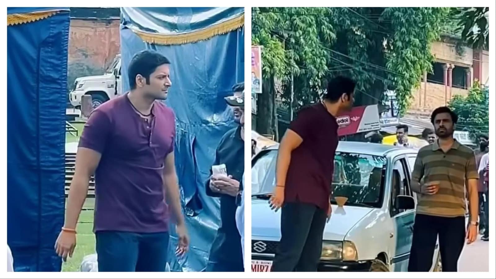 Jitendra Kumar and Ali Fazal Shine at Mirzapur Shoot: Is a New Star Replacing Vikrant Massey?