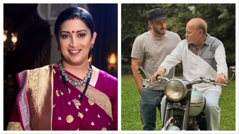 Smriti Irani Remembers Salim Khan's Classic Wrath Towards Salman Khan