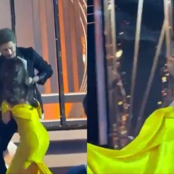 Shah Rukh Khan Comes to Nitanshi Goel's Rescue at Filmfare Awards