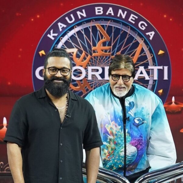 Rishab Shetty Surprises Amitabh Bachchan with Birthday Gift on KBC 17