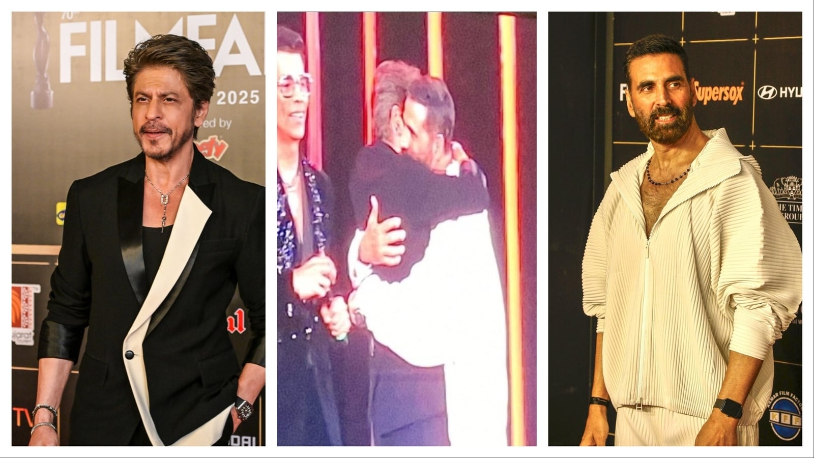 Shah Rukh Khan and Akshay Kumar's Heartwarming Hug: A Lesson for Fans