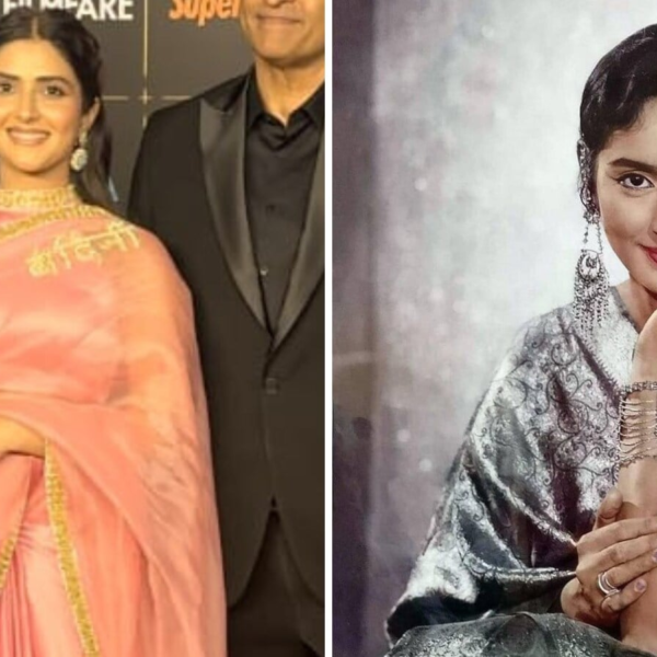 Pranutan Bahl Honors Grandmother Nutan with a Saree Celebrating Her Awards at Filmfare