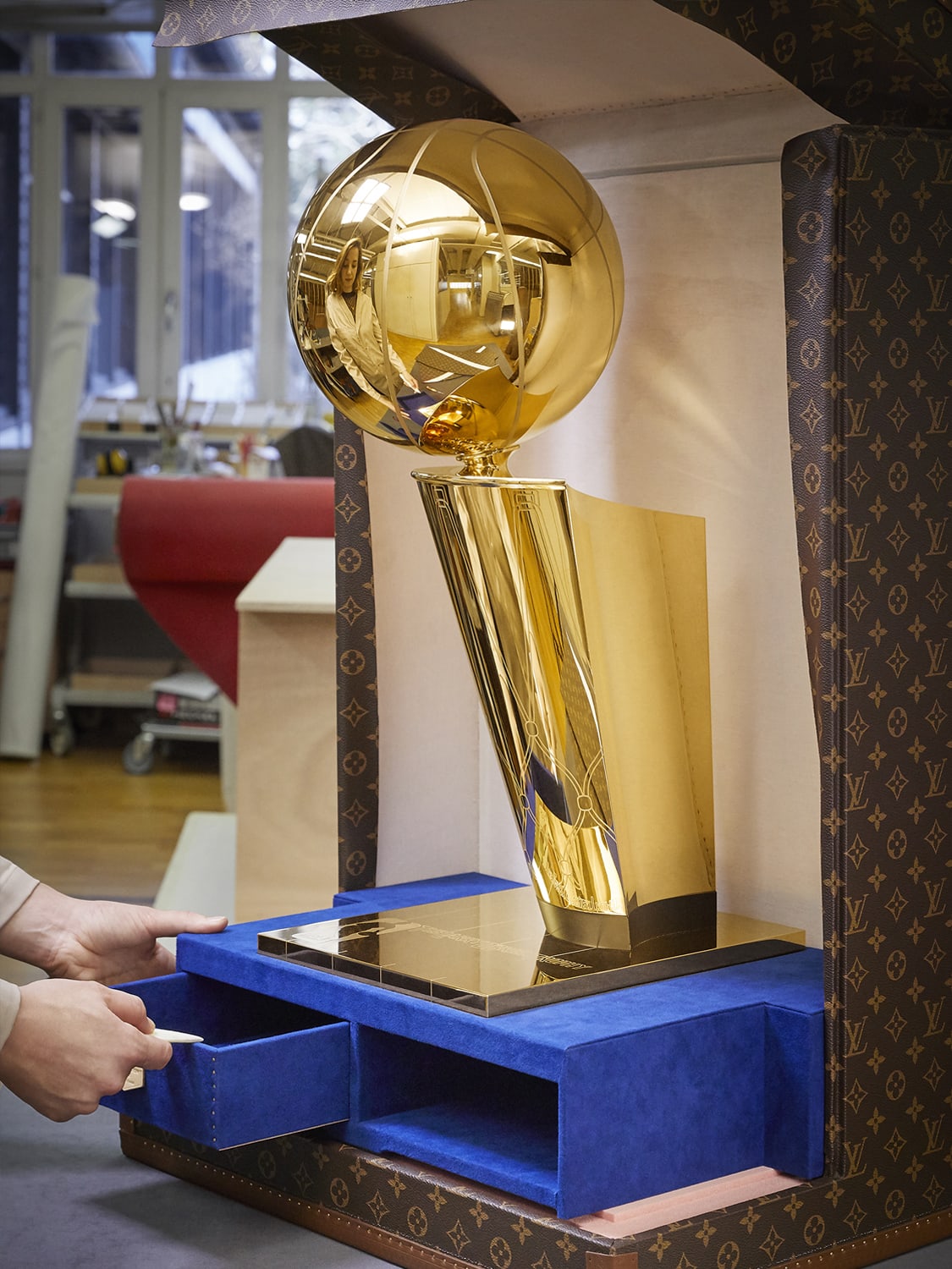 Louis Vuitton NBA Finals trophy trunk