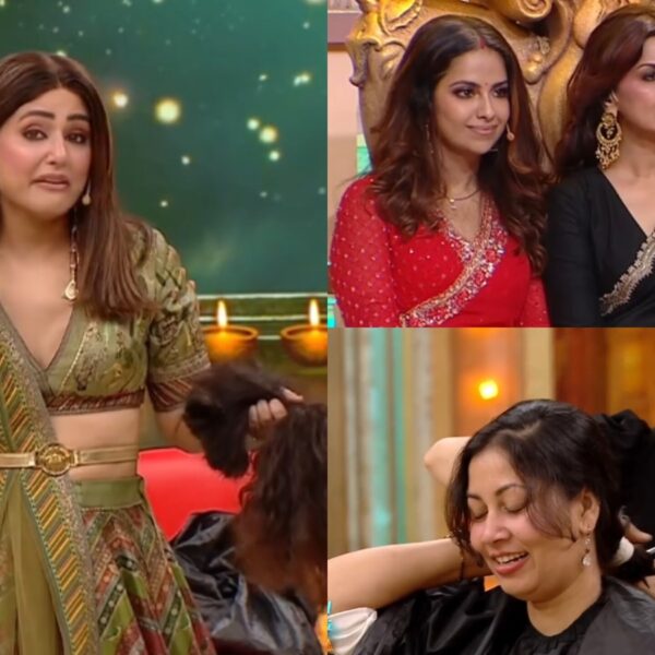 Emotional Moment: Sonali Bendre and Hina Khan Inspire with Hair Donation for Cancer Patients