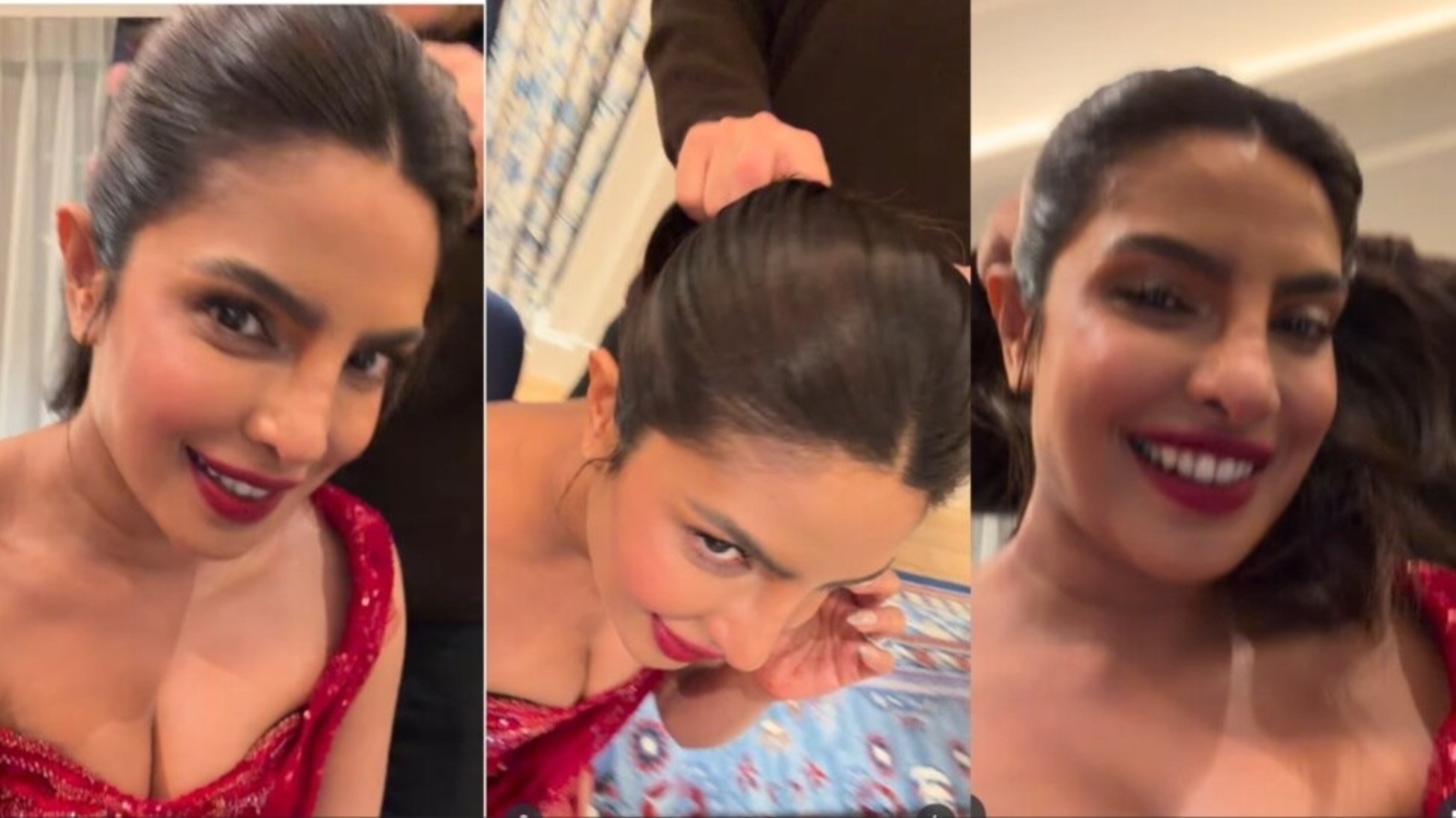 Priyanka Chopra Shares Who Helped Untie Her Hair After Diwali in London