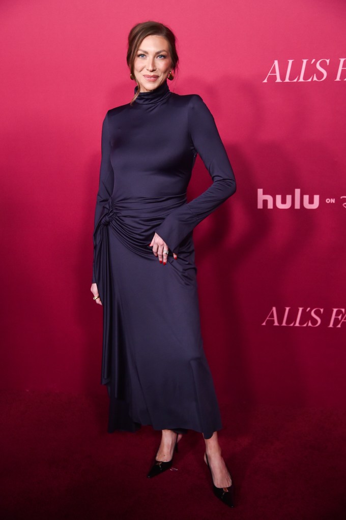 Stassi Schroeder Clark attends the premiere of Hulu's 'All's Fair'