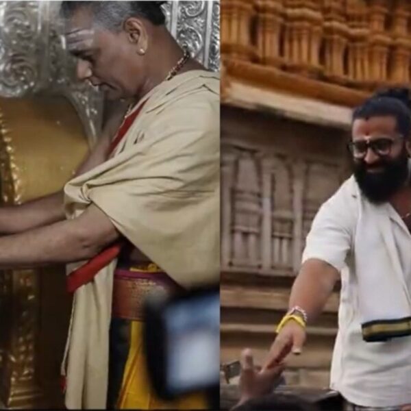 Rishab Shetty Celebrates Kantara Chapter 1’s Success with Temple Prayers