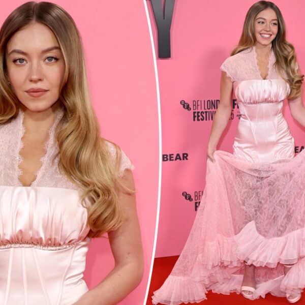 Sydney Sweeney Stuns in Corset and Sheer Lace at BFI London Premiere