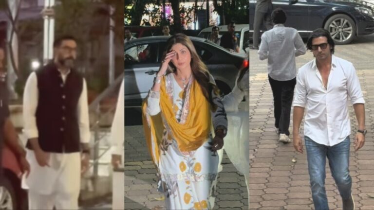 Stars Gather for Pankaj Dheer's Prayer Meet: Abhishek, Shilpa, Zayed & Jackie