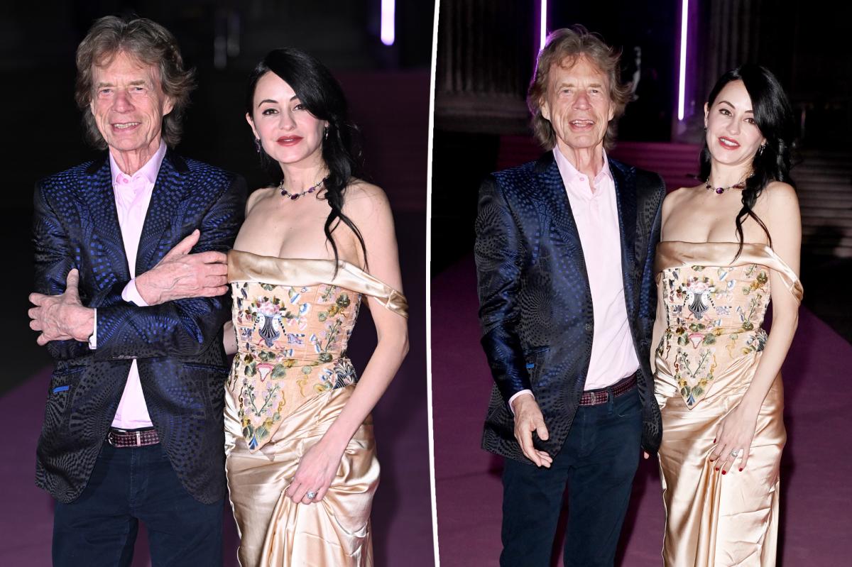 Mick Jagger, 82, and Fiancée Melanie Hamrick, 38, Dazzle at Museum Ball
