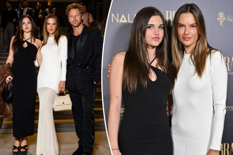 Alessandra Ambrosio and Daughter Anja's Rare Red Carpet Appearance