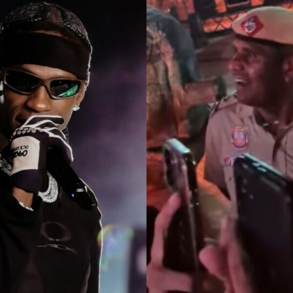 Delhi Policeman Amazed by Travis Scott’s Stage Performance: Internet Reacts