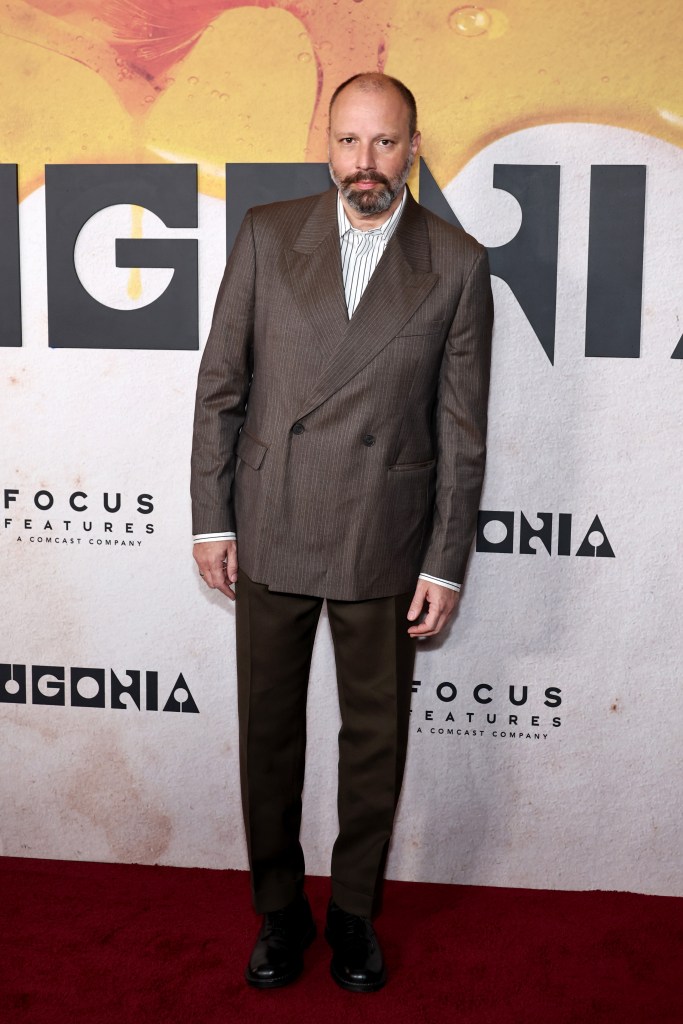 Yorgos Lanthimos attends Focus Features' 'Bugonia' New York Premiere