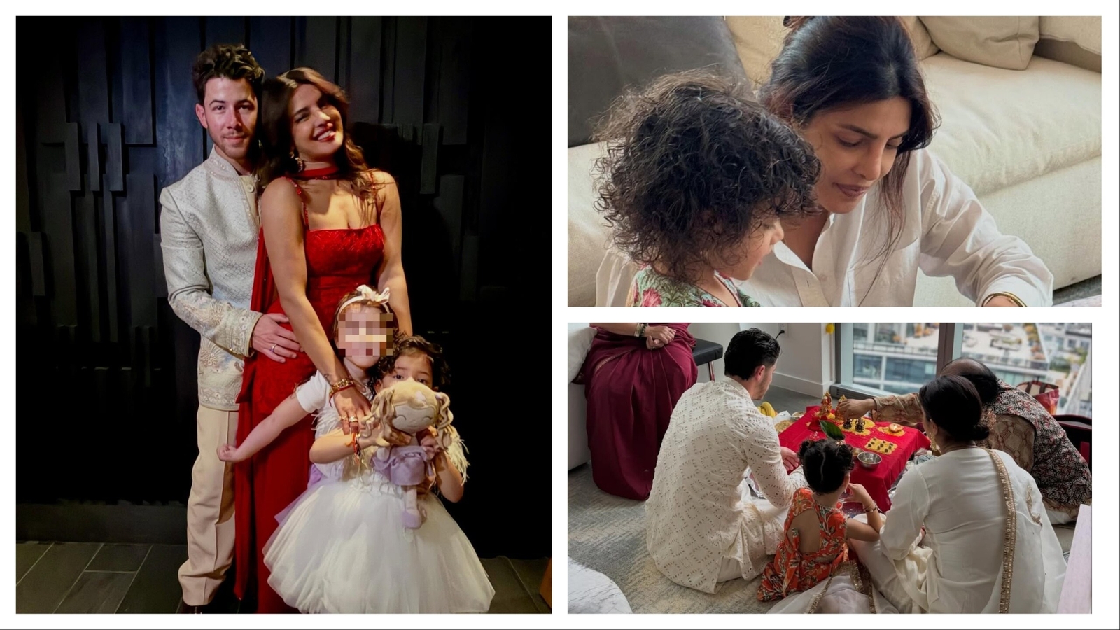 Priyanka Chopra's Magical NYC Diwali: Diyas with Malti & Lakshmi Puja with Nick