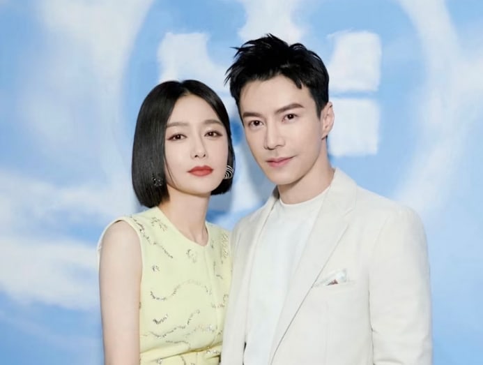 Lawrence Wong with Qin Lan