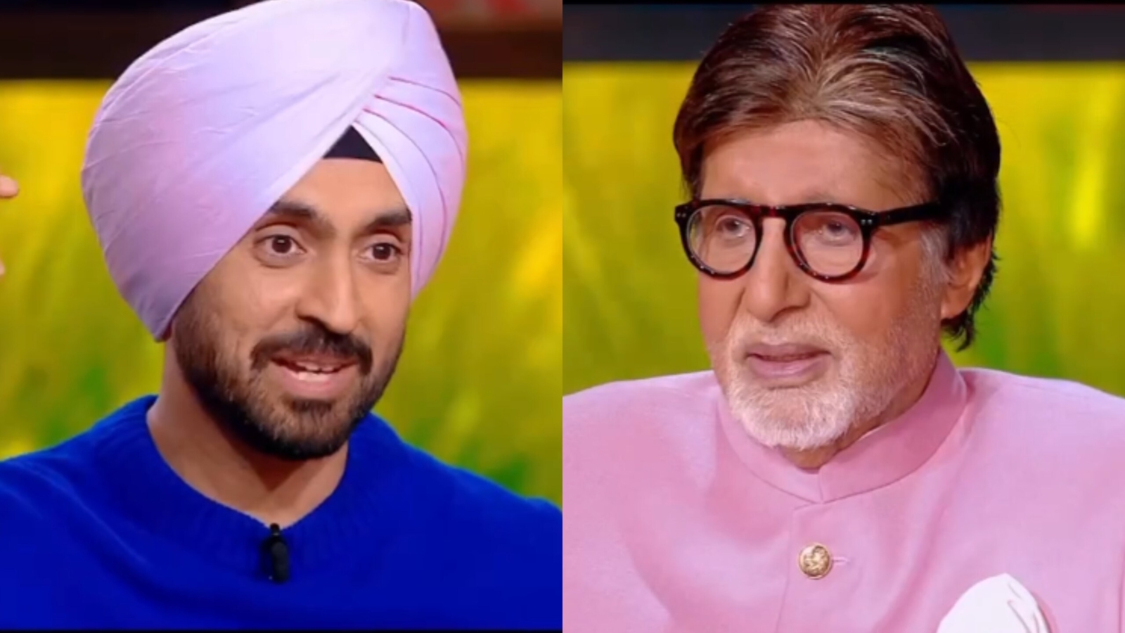 Diljit Dosanjh Shares His Least Favorite Amitabh Bachchan Film on KBC 17