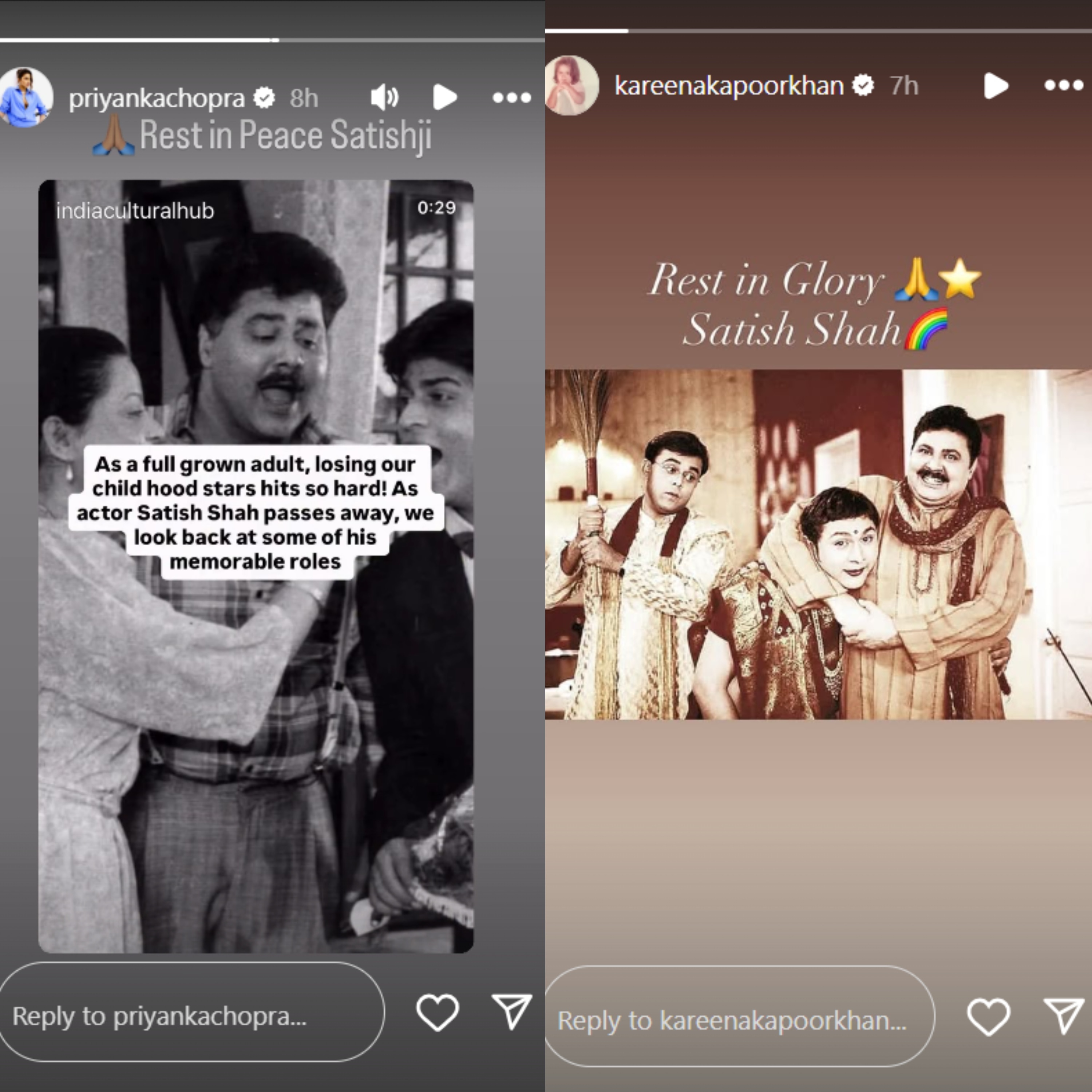 Priyanka re-shared a post by India Cultural Hub.