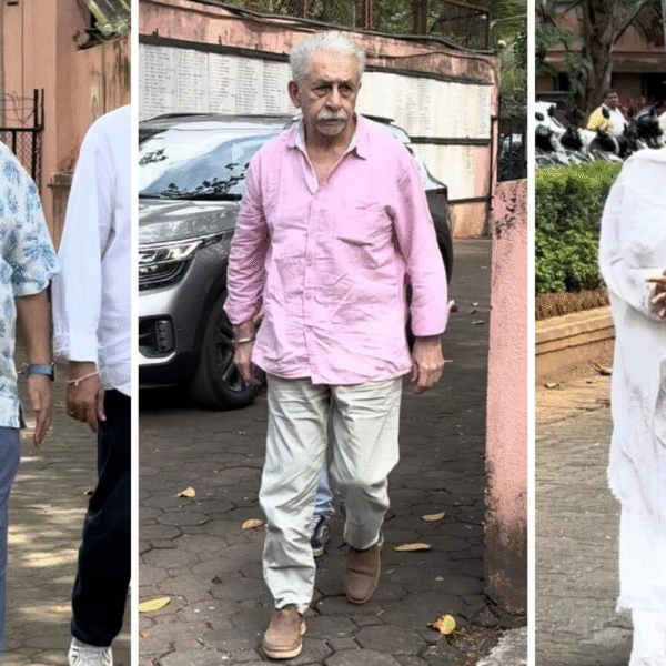 Satish Shah's Funeral: Emotional Tributes from Stars Like Jackie Shroff