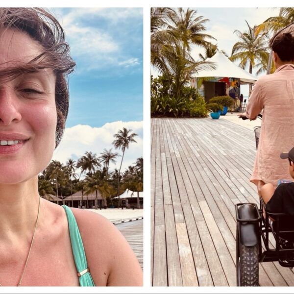 Kareena Kapoor Cycles with Taimur, Enjoys Beach Day; Katrina Kaif Responds
