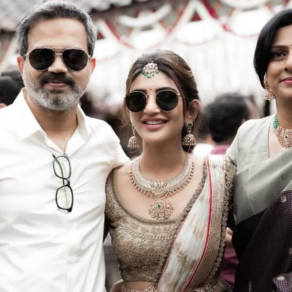 Sreeleela Enjoys KGF DOP Bhuvan Gowda's Star-Studded Wedding Celebration