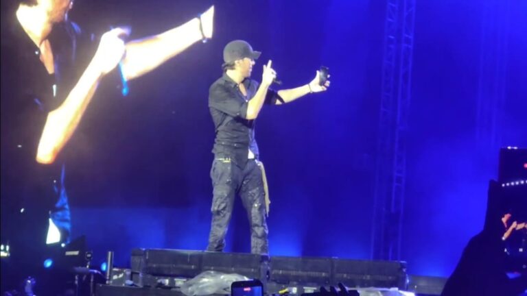 Enrique Iglesias Snaps Selfie After Fan Throws Phone at Mumbai Concert