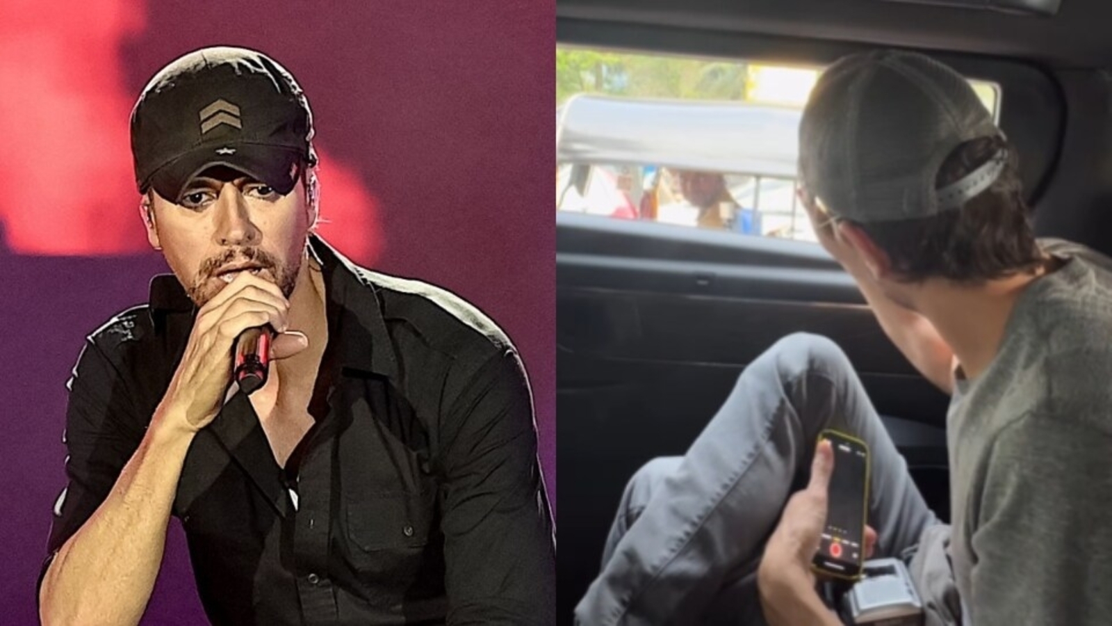 Enrique Iglesias Captivates Fan During Mumbai Traffic on Concert Journey