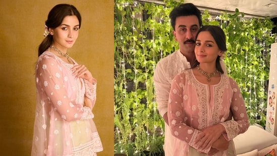 Alia Bhatt and Ranbir Kapoor Celebrate Diwali 2025 in Matching Kurtas