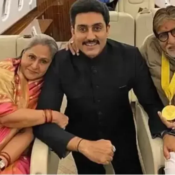 Amitabh Bachchan Celebrates Filmfare Wins with Jaya and Abhishek