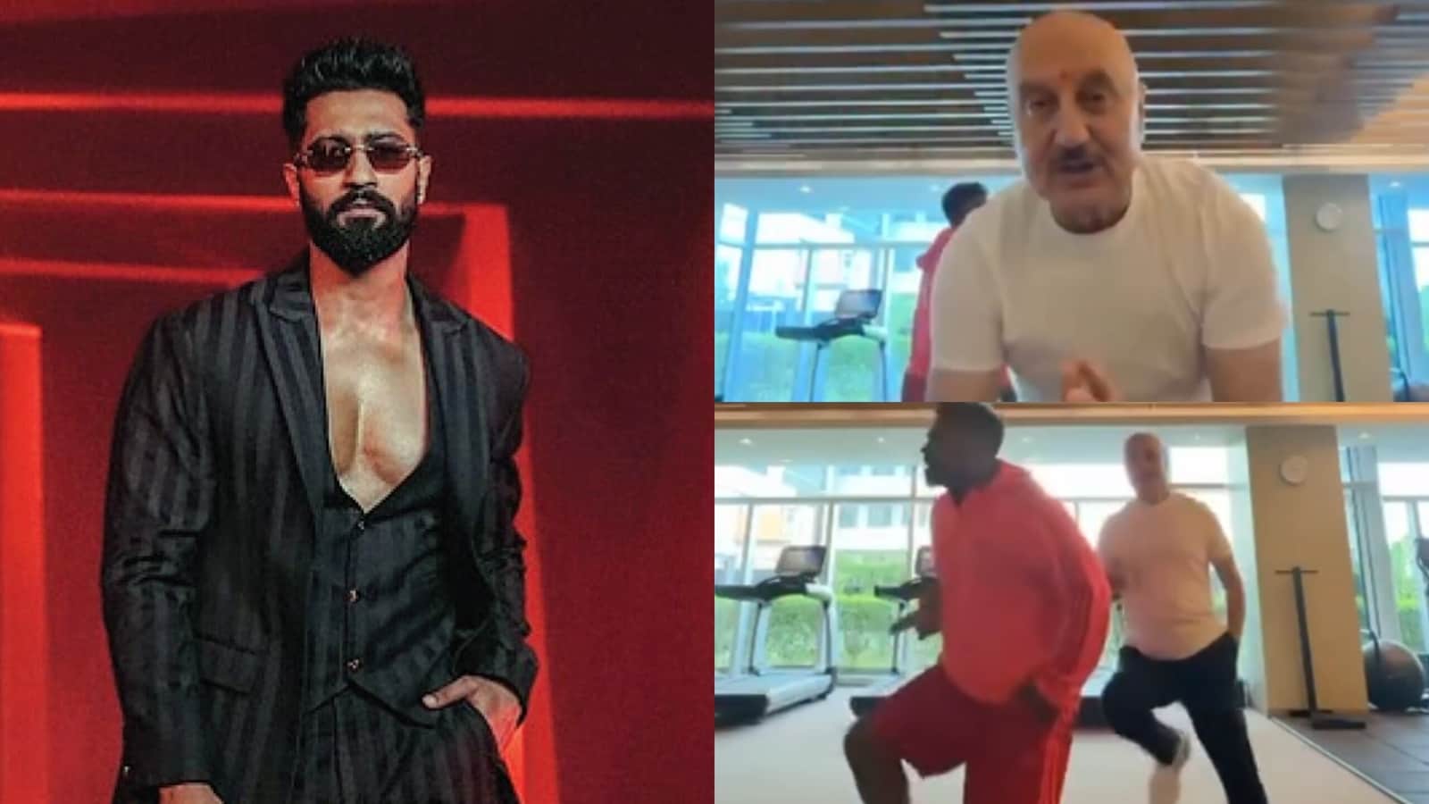 Anupam Kher, 70, Wows Vicky Kaushal with Quick Tauba Tauba Hook Step