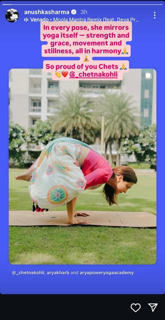 Anushka via Instagram Stories