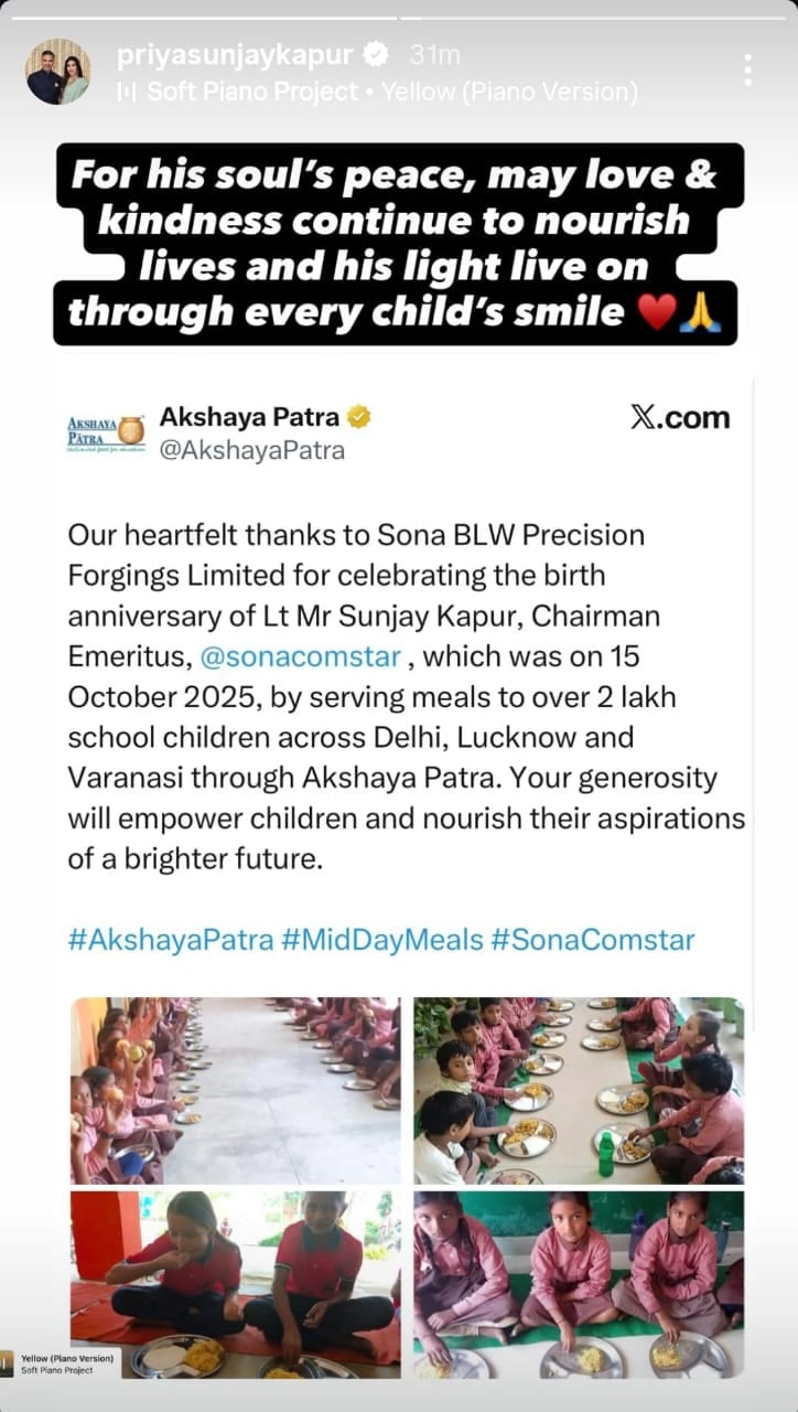 Priya via her Instagram Stories. Priya via her Instagram Stories.